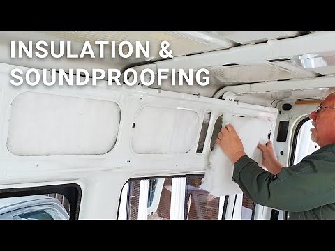 How To Fit Camper Van Insulation and Soundproofing | DIY Transit Camper Conversion | 005