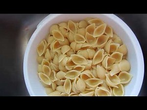 Super Serious Cooking sea shell pasta