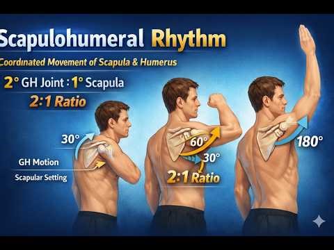 Scapulohumeral Rhythm Biomechanics#myokinphysioacademy