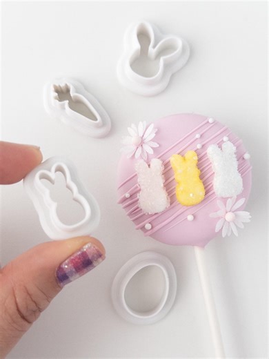 Easter Mini Cutter Set – 3D Printed Cake Pop & Cookie Fondant Tools - Etsy