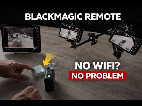 BlackMagic Remote Control - No WIFI? No Problem