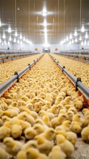 21 Din Ka Miracle 🐣 From Egg to Chick – Inside Mega Hatchery Factory#shortsviral #shorts