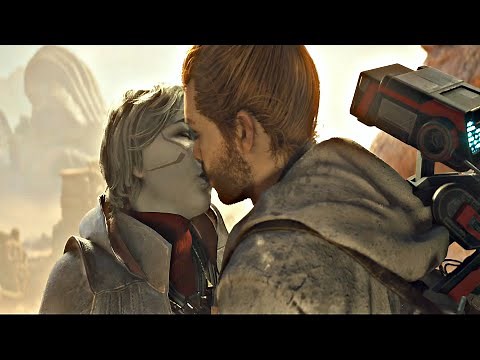 Star Wars Jedi Survivor - Merrin & Cal Kiss Scene PS5 (All Merrin Romance Scenes) 4K 60FPS