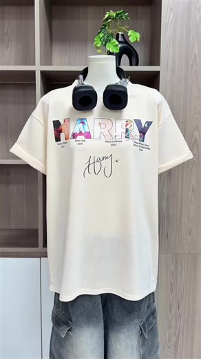 Harry Styles Shirt Love and Stickers Collection