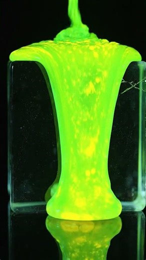 RADIOACTIVE IMPACT: Neon Sludge vs Lead Glass (Oddly Satisfying 4K)