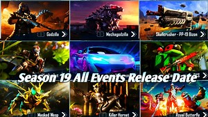 Season 19 All Upcoming Events Release Date Pubg Mobile | Creative Pavan