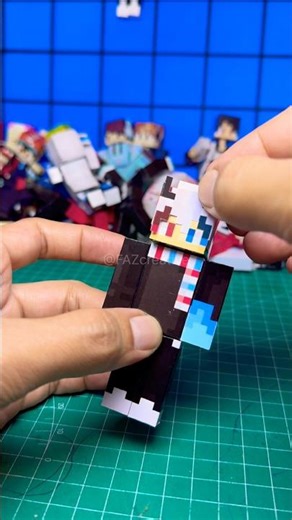 Papercraft Minecraft ALIF V2 #shorts