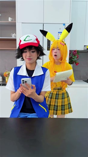 Pikachu wants to know Ash's phone password