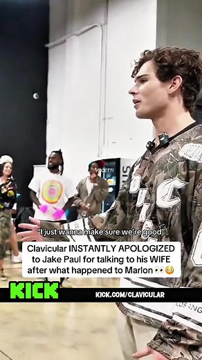 Clavicular INSTANTLY APOLOGIZED to Jake Paul for talking to his WIFE after what happened to Marlon 👀😳#clavicular #clav #jakepaul