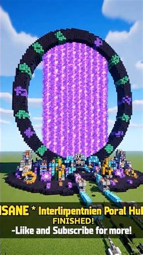 [#12] 🌌 I Built an INTERDIMENSIONAL Portal Hub in Minecraft! #SciFi