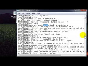 Cum sa adaugi diacritice unei subtitrari (HD)