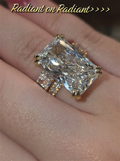 Captivating Radiant Cut Diamond Rings