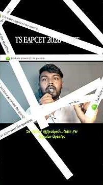 mock test for eamcet 2026 🥳 | ts eamcet mock test 2026 | ts eamcet 2026 hall ticket download