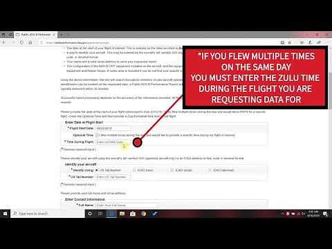 Requesting a Public ADS-B Performance Report (PAPR)