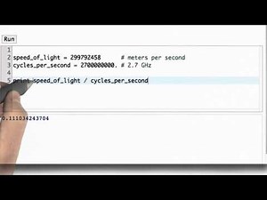 Solution of Variables Quiz - CS101 - Udacity
