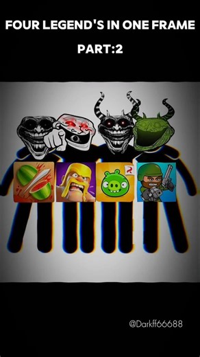 FOUR LEGEND'S IN ONE FRAME #freefire #bgmi #minecraft #codm #shorts