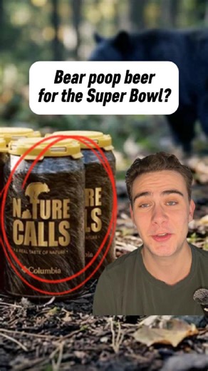 migo_beer | Bear poop beer called Nature Calls launched before the Super Bowl as a collaboration between Columbia and Breakside Brewery using... | Instagram