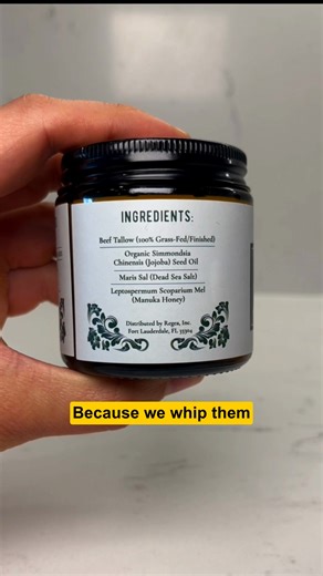 Dead Sea Mangesium Tallow Balm. Here's why it works: Magnesium chloride from the Dead Sea absorbs transdermally, meaning your skin can actually use it. Unlike oral magnesium, it bypasses digestion and goes straight to the tissues where it’s needed most: calming inflammation, soothing muscle tension, and supporting deep sleep through its role in GABA regulation. We blend it with grass-fed bison tallow, rich in fat-soluble vitamins (A, D, E, K) and skin-identical lipids that restore barrier functi