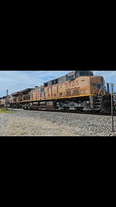 487K views · 48K reactions | Massive 6-Engine Union Pacific Intermodal train runs at Mach 5 as it tears east through Appleton, IL on July 26, 2025. Sped up to fit on a Reel! I'll post another version in real time. #trains #railroad #freighttrain #unionpacific #megatrain | Midwest Model Railroad | Facebook