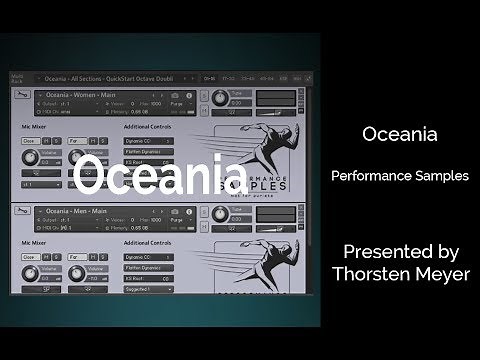Oceania choir Virtual Instrument from Performance Samples