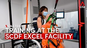 30K views · 164 reactions | The Singapore Civil Defence Force has unveiled a training facility with five labs to enhance emergency responders' physical, mental performance. CNA journalist Grace Yeoh had a taste of the training they undergo. https://cna.asia/3tryU9M | CNA | Facebook