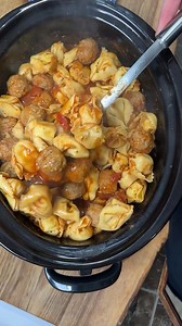 Slow Cooker Meatball and Tortellini Soup, recipe in the comments! #slowcooker #easyrecipe | Cookerofdeliciousness
