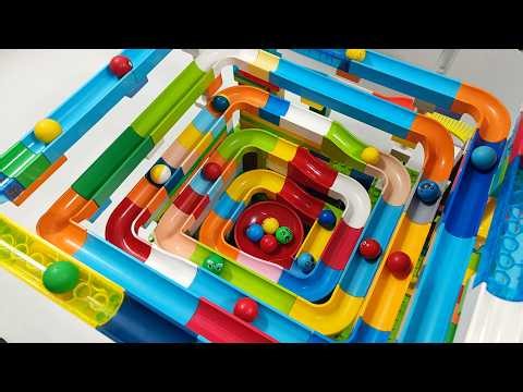 😱 EPIC Marble Run Labyrinth – Crazy Twists & Giant Center Drop!