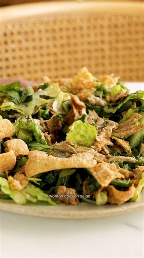 Here’s how to make Eric Kim's Crispy Wonton Chicken Salad: https://nyti.ms/46dMCAT | NYT Cooking
