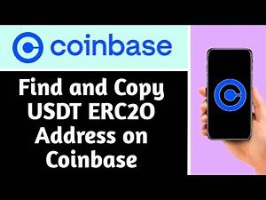 HOW TO FIND AND COPY USDT ERC20 ADDRESS ON COINBASE | Step By Step Guide