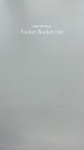 Watch your Pocket Bucket Hat fold into a small pocket, to fit into the tiniest of your bags for the grandest of your adventures. ☀️ #thepaperbunny #buckethat