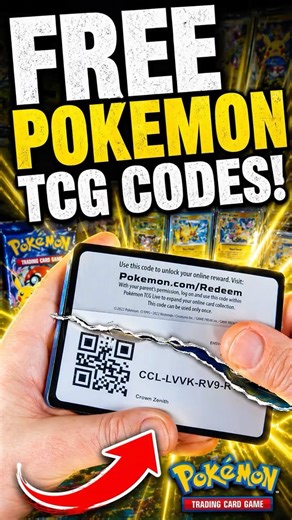 Free Code Cards!!! #pokemon #pokemontcg #freecodes #pokemoncards #tcgcommunity