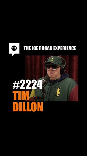 The Joe Rogan Experience on Instagram: "Ep 2224 • @timjdillon • Tim Dillon is a stand-up comic, actor, and host of “The Tim Dillon Show” podcast. His latest comedy special, “Tim Dillon: This is Your Country,” is available on Netflix. www.timdilloncomedy.com"
