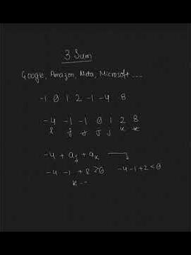 Day 20/100 of making you pro coder || three sum || 3 sum