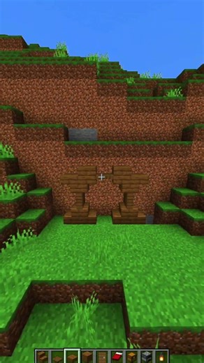 Small Hobbit House in Minecraft 🔥🔥 #minecraftbuilding