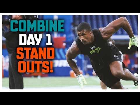 NFL Combine 2026 Day 1 Standouts & Stats! Who Did The Dolphins Meet?