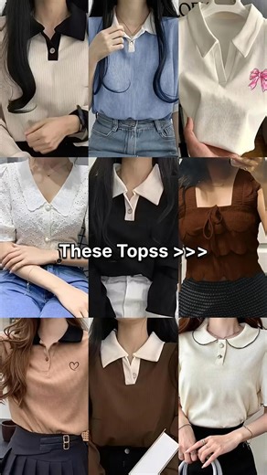 Korean Aesthetic Tops Haul🎀 Cute & Trendy Outfit Tops for Girls✨#kfashion #meesho #shorts #fyp #ootd