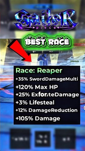 High DPS Race In Sailor Piece #roblox #onepiece #shorts