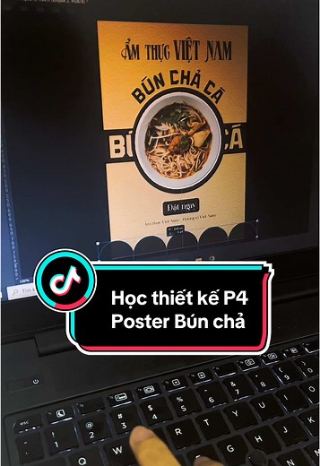 Thiết Kế Poster Bún Chả Đầy Sáng Tạo