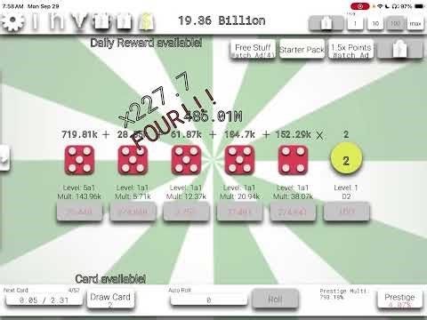 Playing idle dice until i go to school