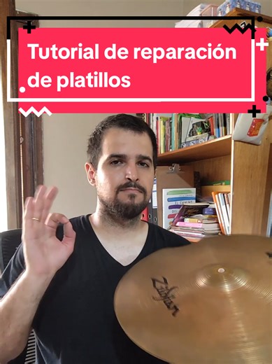 Reparación de platillos. Este es un tutorial exprés de cómo reparo los platillos, tiene una efectividad del 99,9% si se hace bien y el corte también resulta estético de esta forma si se mide y se marca bien, a diferencia de quienes cortan sin llevar en cuenta las terminaciones. Si esto te sirve para animarte a cortar tus platillos fisurados, genial! pero si preferís que me encargue yo, podés contactarme al (0992) 540 996 y agendamos el trabajo! Lo importante es que NO USES tus platillos con fisu