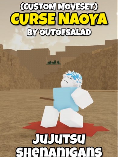 Cursed Naoya Custom Moveset in JJS #roblox #fyp #jujutsushenanigans #jjs #robloxanime