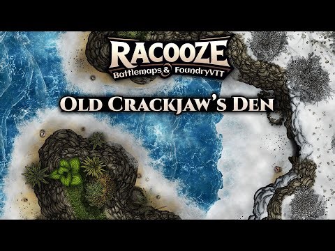 Old Crackjaw’s Den - Battlemap Creation - Timelapse