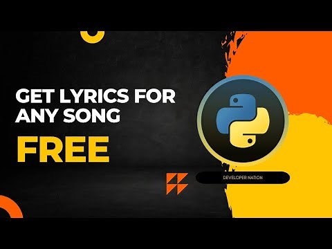 How to get lyrics of any song in python #short #developers