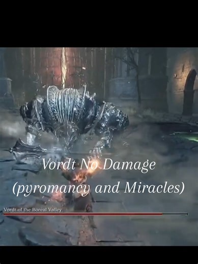 Dark Souls 3 Vordt No Damage Guide with Pyromancy