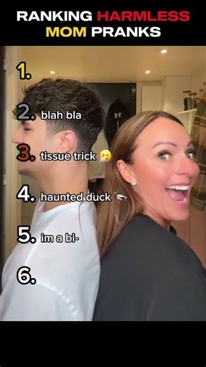 RANKING HARMLESS MOM PRANKS 😂