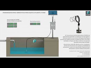 Aplicação do Transmissor de Nível Hidrostático para Efluentes e Esgotos - LT4700E
