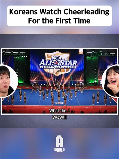 Koreans Experience Cheerleading for the First Time