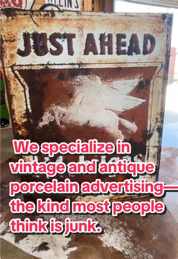 Sell Your Antique Porcelain Signs for Cash
