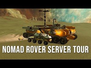 Mobile Base Nomad Rover Server Tour - Space Engineers