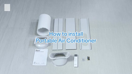 How to install the DuraComfort portable air conditioner? This video will tell you everything ❤️ #duracomfort #portableairconditioner #install #cupcut #foryourpage #gift #giftidea
